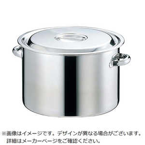 江部松商事 EBM 18-8 半寸胴鍋(目盛付)45cm 手付 0004900 江部松商事 EBM 18-8 半寸胴鍋(目盛付)45cm 手付 0004900