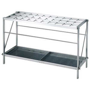 江部松商事 18-8 折りたたみ式 レインスタンド 30本立 3494100 江部松商事 18-8 折りたたみ式 レインスタンド 30本立 3494100