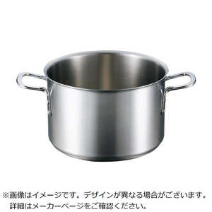 江部松商事 EBM ビストロ 三層クラッド 半寸胴鍋 45cm 蓋無 4143700 江部松商事 EBM ビストロ 三層クラッド 半寸胴鍋 45cm 蓋無 4143700