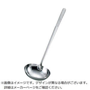 江部松商事 EBM オールステンレス ブラスト加工 中華お玉 楕円 7702300