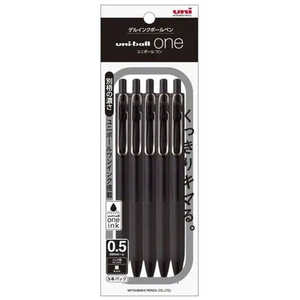 三菱えんぴつ ユニボールone5P 0.5黒(黒軸) UMNS05PBK.24 三菱えんぴつ ユニボールone5P 0.5黒(黒軸) UMNS05PBK.24