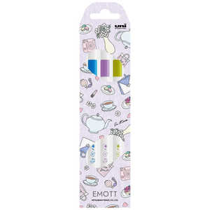 三菱えんぴつ 水性サインペン 3Cアソート 0.4mm EMOTT(エモット) Lラベンダー PEMSY3C.LLD 三菱えんぴつ 水性サインペン 3Cアソート 0.4mm EMOTT(エモット) Lラベンダー PEMSY3C.LLD