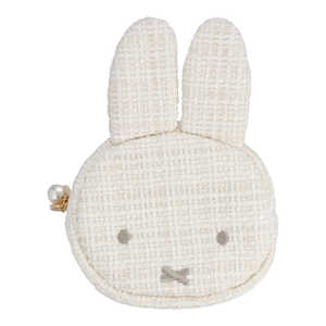 粧美堂 ミッフィーツイードダイカットポーチ WHITE MF56915