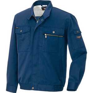 アイトス スタンダード 長袖ブルゾン ネイビー S AZ3201008S