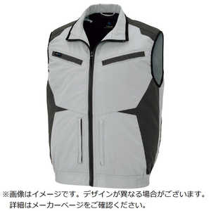 アイトス 空調服用ベスト ( 空調服 TM ) シルバーグレー 3L AZ305870033L