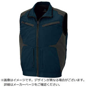 アイトス 空調服用ベスト ( 空調服 TM ) ディープネイビー 5L AZ305870185L