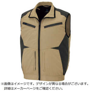 アイトス 空調服用ベスト ( 空調服 TM ) カーキ 4L AZ305870254L