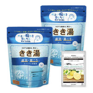 アース製薬 EC限定 きき湯 カルシウム炭酸湯パウチ 2P［医薬部外品］ ECキキユCAパウチ2P