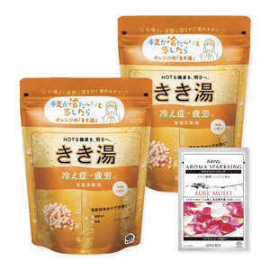 アース製薬 EC限定 きき湯 食塩炭酸湯パウチ 2P［医薬部外品］ ECキキユシヨクエン2P