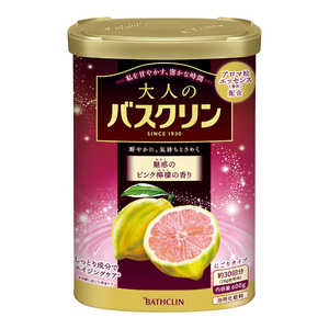 「バスクリン」大人のバスクリン 魅惑のピンク檸檬の香り 600g オトナBCピンクレモン