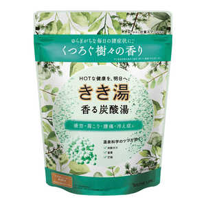 バスクリン きき湯 香る炭酸湯 樹々の香り 360g キキユカオルタンサンユキギ