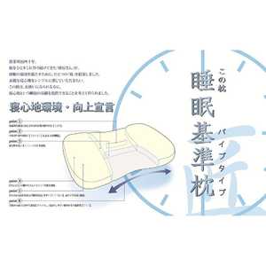 モリシタ 睡眠基準枕 匠 パイプタイプ 低め(33×53×8cm) 