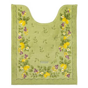 オカ プロヴァンス シエル トイレマット75×63 グリーン 