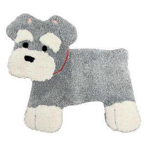 オカ 洗える ラグマット マルチ 小さめ アクセント シュナウザー ファンディットアニマル 57530