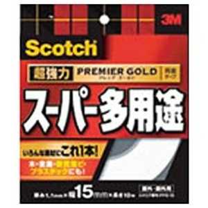 3Mジャパン スコッチ 超強力両面テープ プレミアゴールド(スーパー多用途) PPS‐15