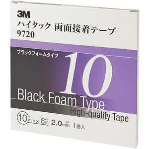 3Mジャパン 3M ハイタック両面接着テープ 9720 10mmX8m 黒 1巻入り 972010AAD_ 3Mジャパン 3M ハイタック両面接着テープ 9720 10mmX8m 黒 1巻入り 972010AAD_
