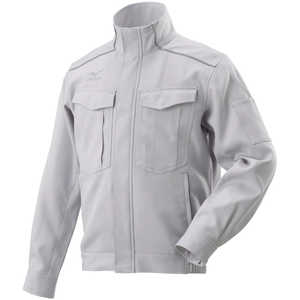 ミズノ ワークジャケット(通年素材) ［ユニセックス］ 04：ベイパーシルバー 4XLサイズ F2JE858204-4XL-8