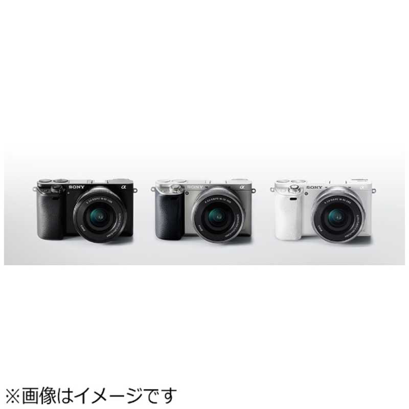 ソニー　SONY ソニー　SONY ミラーレス一眼カメラ レンズキット ILCE-6000L-W ILCE-6000L-W