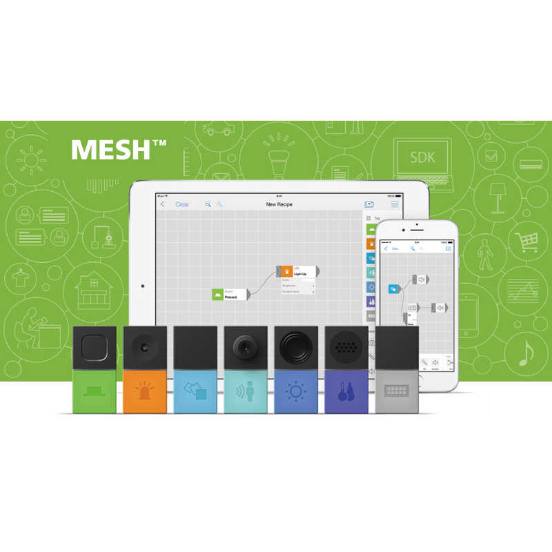 ソニー　SONY ソニー　SONY 〔iOS/Androidアプリ[Bluetooth4.0] MESH ワイヤレスファンクショナルタグ ボタンタグ MESH-100BU MESH-100BU