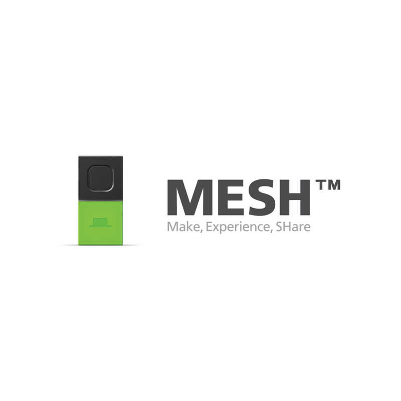 ソニー　SONY ソニー　SONY 〔iOS/Androidアプリ[Bluetooth4.0] MESH ワイヤレスファンクショナルタグ ボタンタグ MESH-100BU MESH-100BU