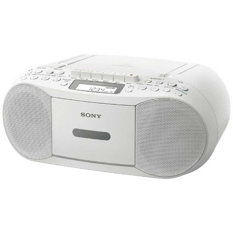 初売り】 ソニー SONY CDラジオカセットレコーダー ホワイト CFD-S70 WC colormenana.com