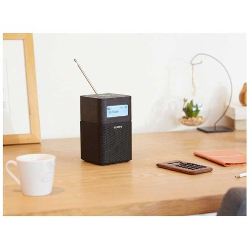 ソニー　SONY ソニー　SONY ホームラジオ ブラック [ワイドFM対応 /AM/FM] SRF-V1BT BC SRF-V1BT BC