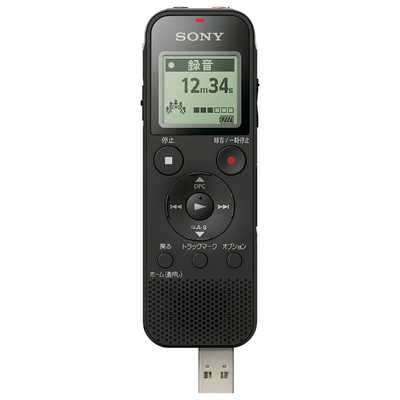 ソニー SONY 【アウトレット】ICレコーダー ブラック [4GB /ワイドFM