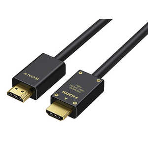 ソニー　SONY HDMIケーブル ブラック [2m /HDMI⇔HDMI /スタンダードタイプ /4K対応] DLC-HX20XF