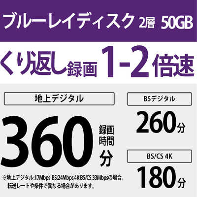 ソニー SONY 録画用BD-RE DL Ver.2.1 1-2倍速 50GB 5枚