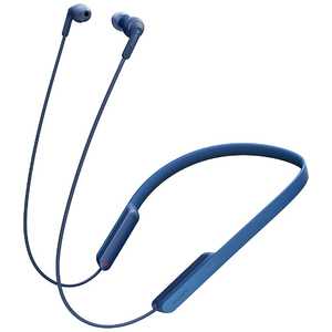 ソニー　SONY bluetooth イヤホン カナル型 ブルー [リモコン･マイク対応 /ワイヤレス(ネックバンド) /Bluetooth] MDR-XB70BT