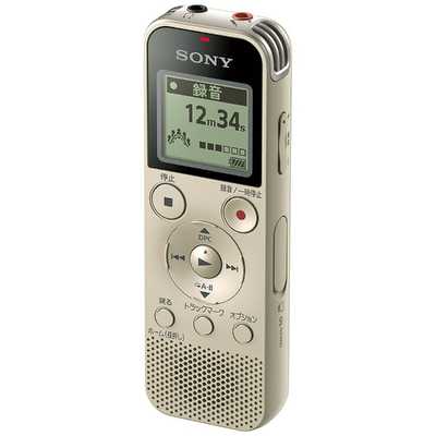 ソニー SONY ICレコーダー ゴールド [4GB /ワイドFM対応] ICD