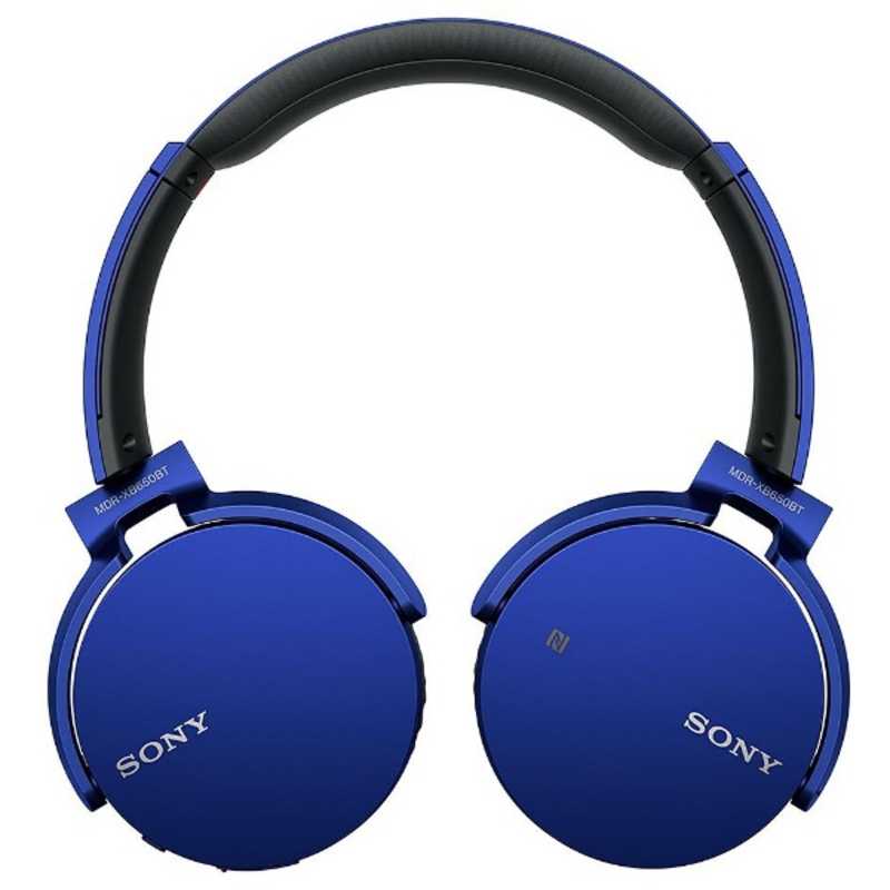 ソニー　SONY ソニー　SONY ブルートゥースヘッドホン ブルー [リモコン･マイク対応 /Bluetooth] MDR-XB650BT MDR-XB650BT