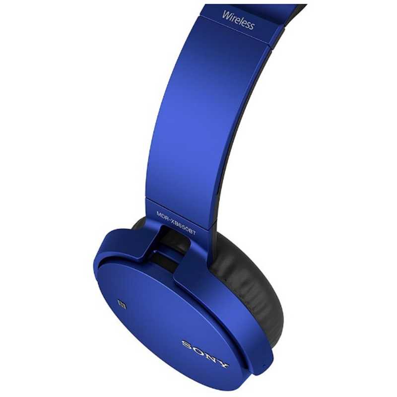 ソニー　SONY ソニー　SONY ブルートゥースヘッドホン ブルー [リモコン･マイク対応 /Bluetooth] MDR-XB650BT MDR-XB650BT