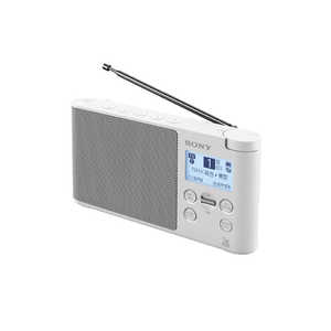 ソニー　SONY ホームラジオ ホワイト [テレビ/AM/FM /ワイドFM対応] XDR-56TV WC