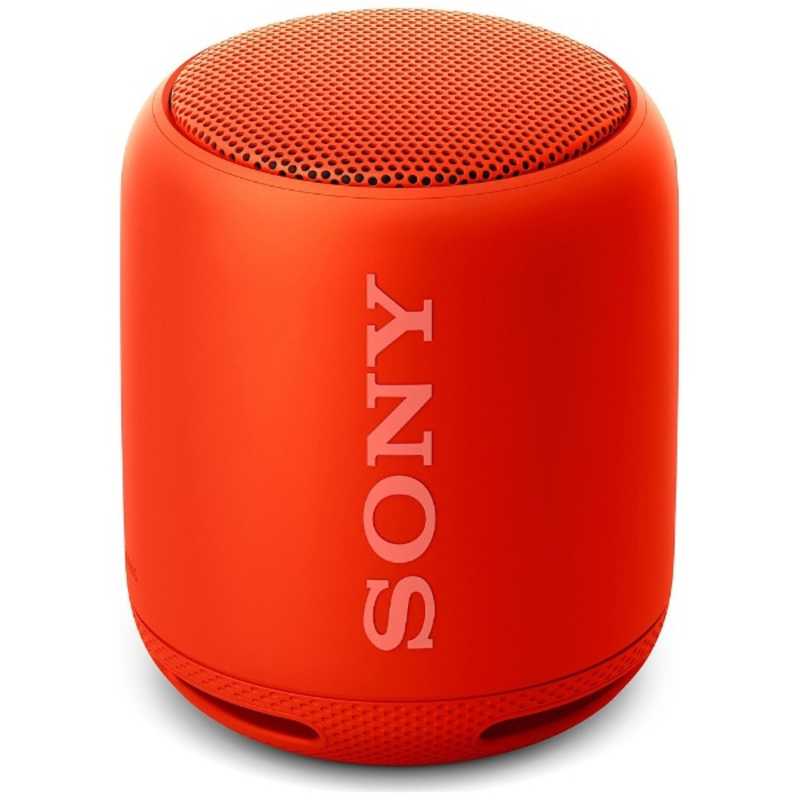 ソニー　SONY ソニー　SONY Bluetoothスピーカー オレンジレッド 防水  SRS-XB10RC SRS-XB10RC