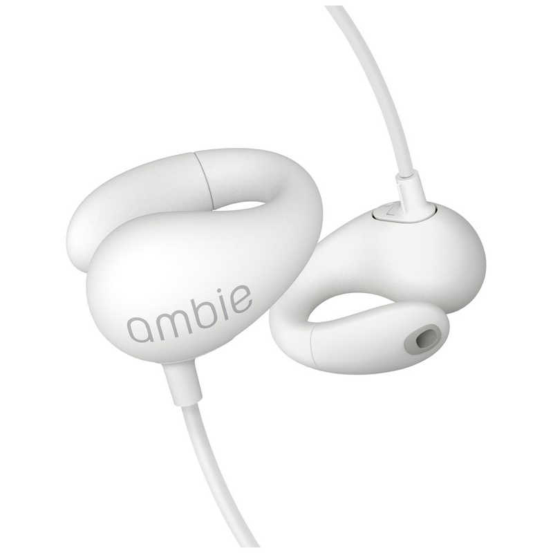 AMBIE AMBIE イヤホン 耳かけ型 ［φ3.5mm ミニプラグ］ White AM02WQ AM02WQ