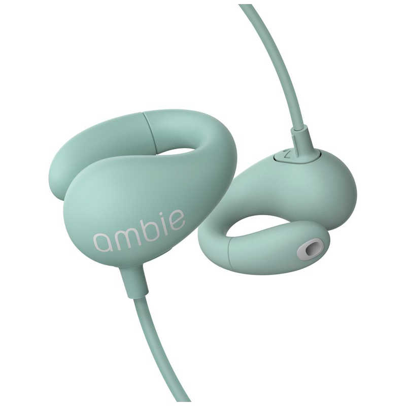 AMBIE AMBIE イヤホン 耳かけ型 ［φ3.5mm ミニプラグ］ Ash Green AM02AGQ AM02AGQ