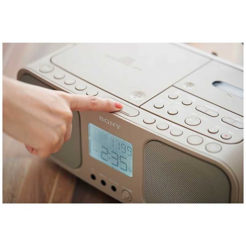 ソニー SONY CFD-S401 B CDラジオカセットレコーダー ブラック