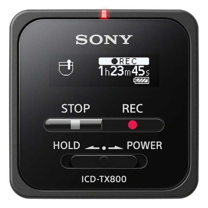 ソニー　SONY ソニー　SONY ICレコーダー ブラック [16GB] ICD-TX800 (B) ICD-TX800 (B)