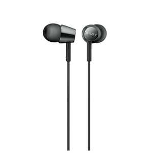 ソニー　SONY 有線イヤホン カナル型 ［φ3.5mm ミニプラグ］ ブラック MDR-EX155BQ