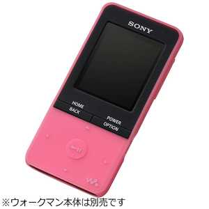 ソニー　SONY WALKMAN NW-S310シリーズ用 シリコンケース CKM-NWS310PM (ビビッドピンク)