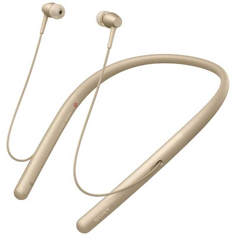 ソニー　SONY ソニー　SONY bluetooth イヤホン カナル型 h.ear in 2 Wireless ペールゴールド [リモコン･マイク対応 /ワイヤレス(ネックバンド) /Bluetooth /ハイレゾ対応] WI-H700 WI-H700