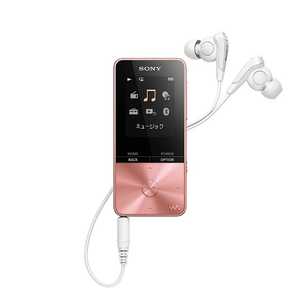 ソニー　SONY デジタルオーディオプレーヤー WALKMAN S310シリーズ (ピンク/4GB) NW-S313 PIC 【ワイドFM対応】