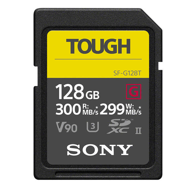 ソニー　SONY ソニー　SONY SDXCカード TOUGH(タフ)SF-Gシリーズ (Class10/128GB) SF-G128T SF-G128T