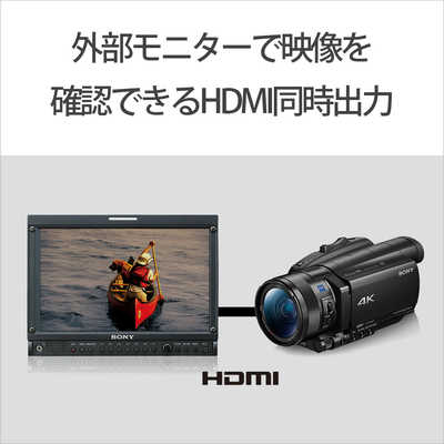 SONY FDR-AX700 ビデオカメラ 本体 FDR-AX700 | デジタルビデオカメラ Handycam ハンディカム | ソニー