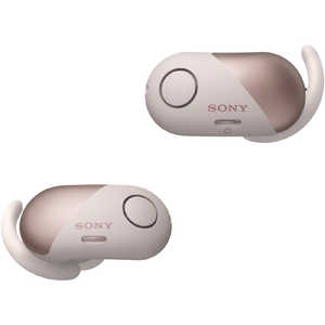 ソニー　SONY フルワイヤレスイヤホン ピンク WF-SP700N PM [リモコン･マイク対応 /ワイヤレス(左右分離) /Bluetooth /ノイズキャンセリング対応] WF-SP700N PM