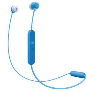 ソニー　SONY ブルートゥースヘッドホン ブルー WI-C300 LZ [リモコン･マイク対応 /ワイヤレス(左右コード) /Bluetooth] WI-C300 LZ