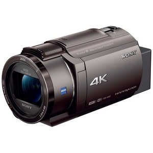 ソニー　SONY 4Kビデオカメラ メモリースティック SD対応 64GBメモリー内蔵  FDR-AX45(TI) (ブロンズブラウン)