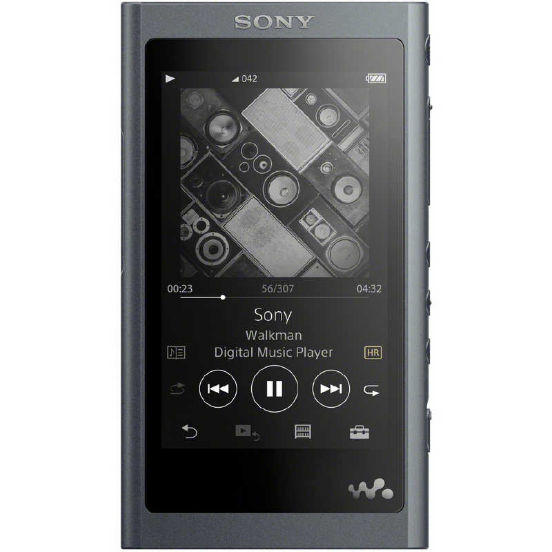 ソニー　SONY ソニー　SONY ハイレゾ対応ウォークマン(16GB)｢WAシリーズ｣ NW-A55HN (BM)グレイッシュブラック NW-A55HN (BM)グレイッシュブラック