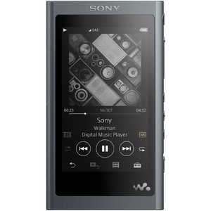ソニー　SONY ハイレゾ対応ウォークマン(16GB)｢WAシリーズ｣ NW-A55HN (BM)グレイッシュブラック